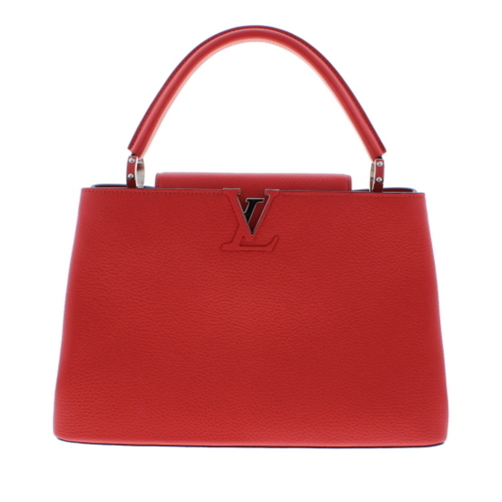 Louis Vuitton Capucines MM Coquelicot Red Handbag